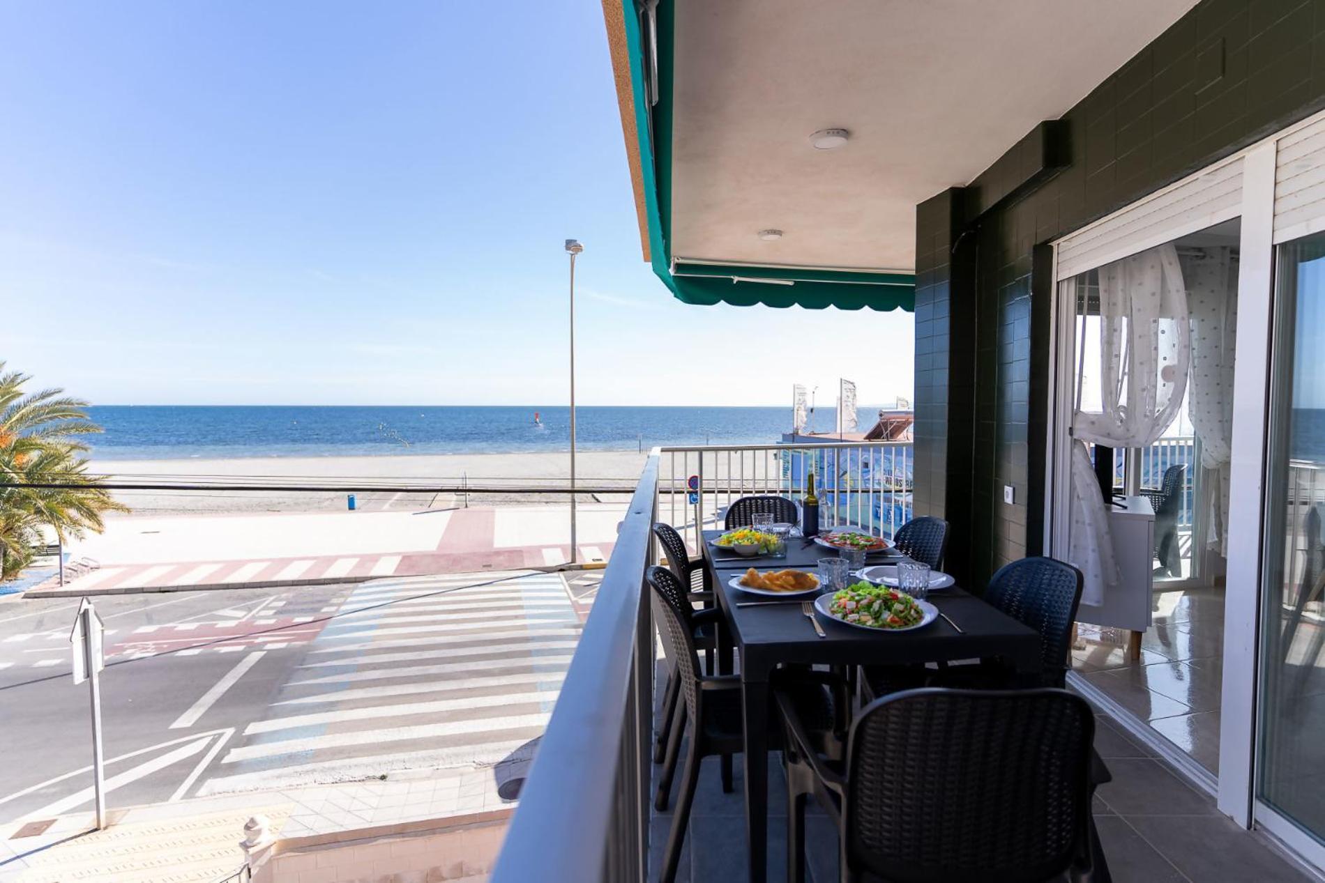 Apartamento Rentafive Primera Linea Terraza Reformado Santa Pola